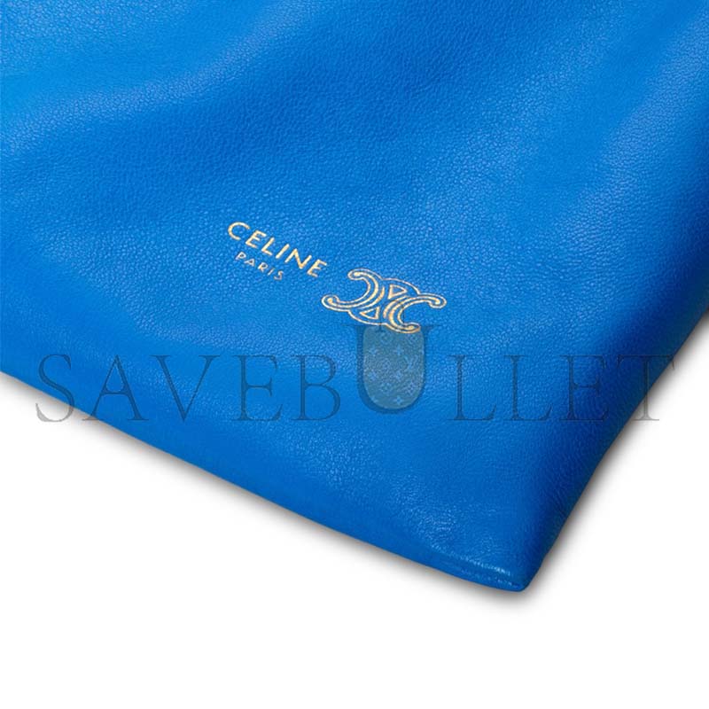 CELINE SMALL CRYSTAL POUCH IN LAMBSKIN 123662J79.07QH (32*29*0.5cm)